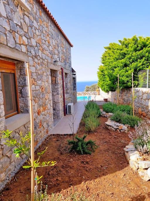 Villa Mavri Ruhige Private Pool Villa, Meerblick Agia Paraskevi  Dış mekan fotoğraf