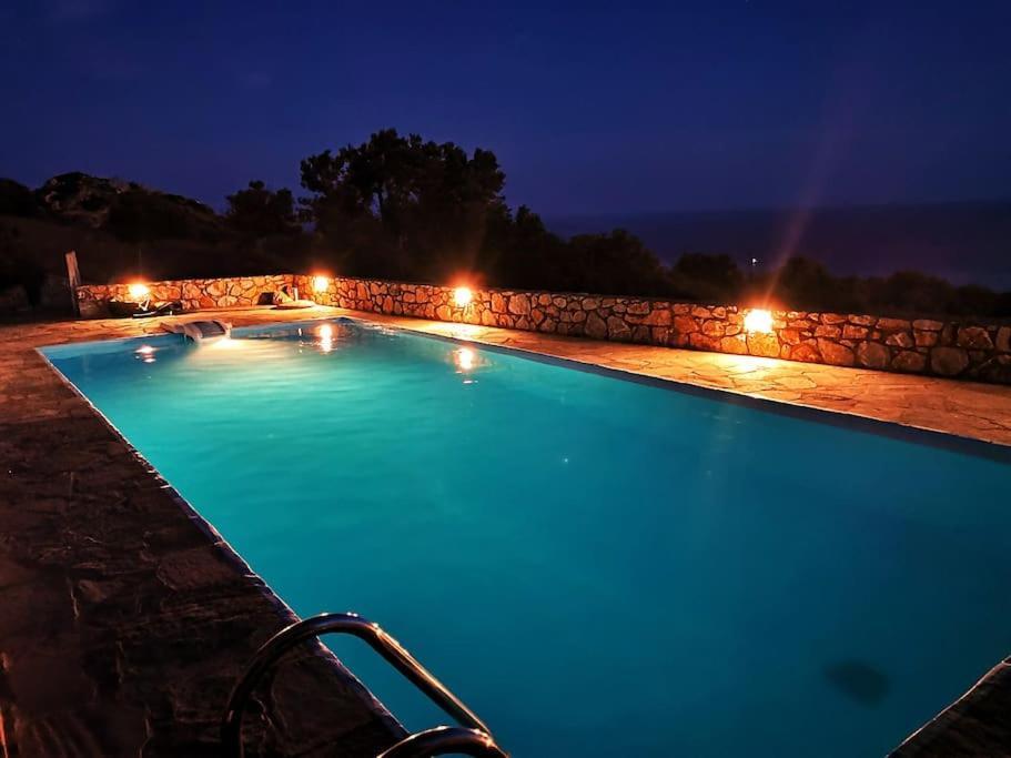 Villa Mavri Ruhige Private Pool Villa, Meerblick Agia Paraskevi  Dış mekan fotoğraf